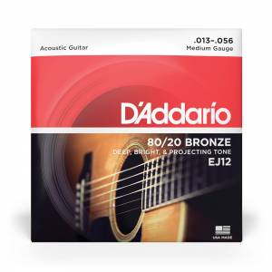Corde per chitarra acustoca D'ADDARIO EJ12