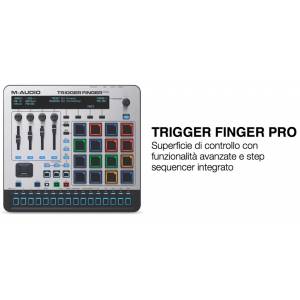 CONTROLLER MIDI USB M-AUDIO TRIGGER FINGER PRO