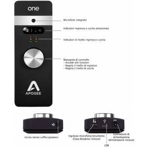 SCHEDA AUDIO APOGEE ONE ios ipad/mac