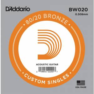 Corda per chitarra acustica D'ADDARIO Bw020