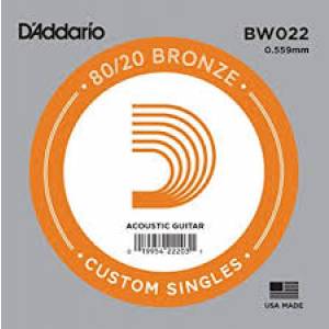 Corda per chitarra acustica D'ADDARIO Bw022