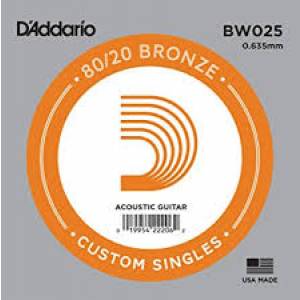 Corda per chitarra acustica D'ADDARIO Bw025