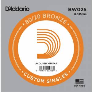 Corda per chitarra acustica D'ADDARIO Bw025