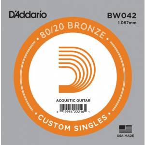 Corda per chitarra acustica D'ADDARIO BW042