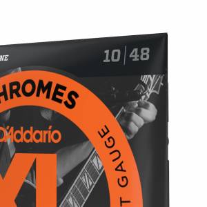 Corde per chitarra elettrica D'ADDARIO ECG23 Chromes Flat Wound
