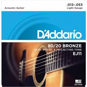 CORDE PER CHITARRA ACUSTICA D'ADDARIO EJ11