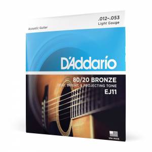 CORDE PER CHITARRA ACUSTICA D'ADDARIO EJ11