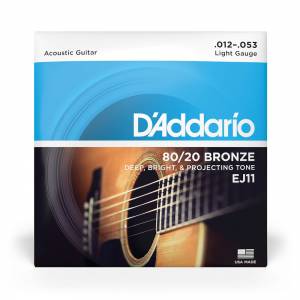 CORDE PER CHITARRA ACUSTICA D'ADDARIO EJ11