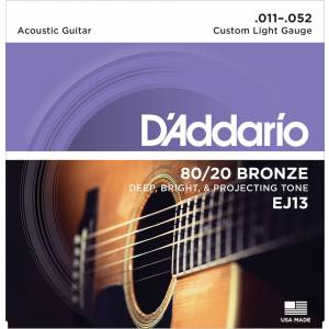 Corde per chitarra acustica D'ADDARIO EJ13