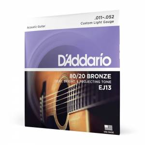 Corde per chitarra acustica D'ADDARIO EJ13