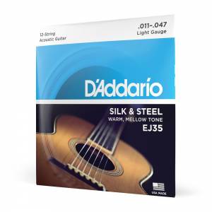 Corde per chitarra acustica D'ADDARIO ej35 12 corde