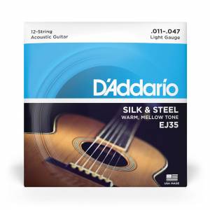 Corde per chitarra acustica D'ADDARIO ej35 12 corde