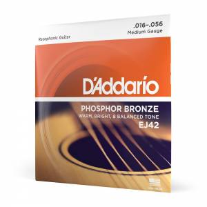 Corde per chitarra resofonica D'ADDARIO EJ42