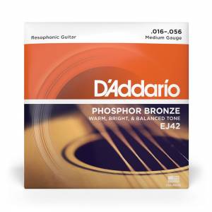 Corde per chitarra resofonica D'ADDARIO EJ42