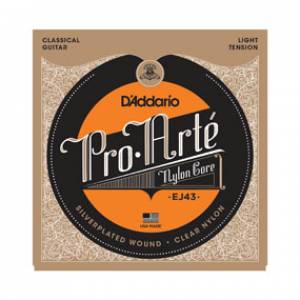 CORDE PER CHITARRA CLASSICA D'ADDARIO EJ43 Light Tension