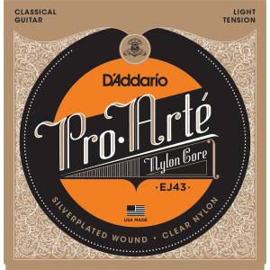 CORDE PER CHITARRA CLASSICA D'ADDARIO EJ43 Light Tension