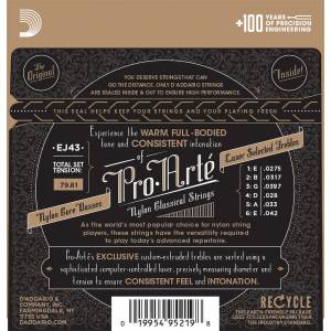 CORDE PER CHITARRA CLASSICA D'ADDARIO EJ43 Light Tension