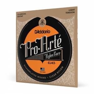 CORDE PER CHITARRA CLASSICA D'ADDARIO EJ43 Light Tension