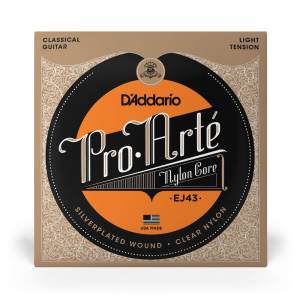 CORDE PER CHITARRA CLASSICA D'ADDARIO EJ43 Light Tension