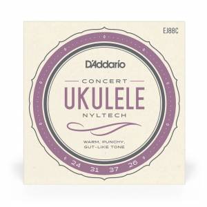 Corde per ukulele concerto D'ADDARIO EJ88C Nyltech