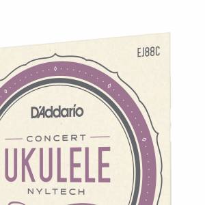 Corde per ukulele concerto D'ADDARIO EJ88C Nyltech