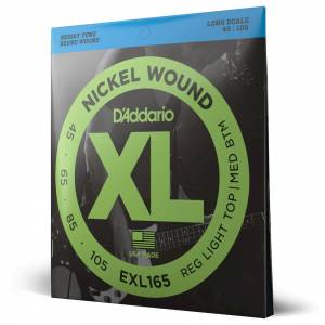 CORDE PER BASSO D'ADDARIO EXL165 long scale