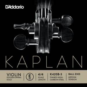 Corda per violino D'ADDARIO K420B-3 Kaplan E Mi