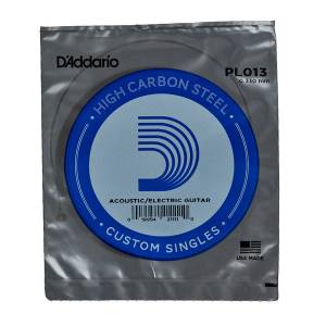 CORDA PER CHITARRA D'ADDARIO PL013 SINGLE PLAIN STEEL