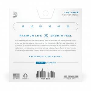 Corde per chitarra acustica D'ADDARIO XS APB1253