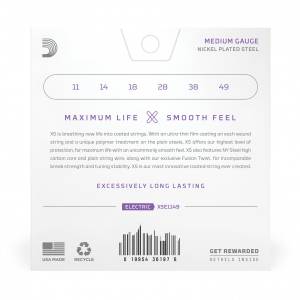 Corde per chitarra elettrica D'ADDARIO XSE1149