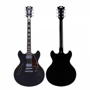 Chitarra elettrica D'ANGELICO Premier DC Black Flake