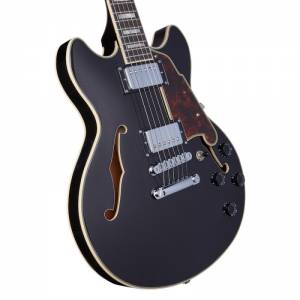 Chitarra elettrica D'ANGELICO Premier Mini DC Black Flake