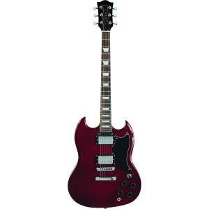 Chitarra elettrica EKO DV10 Transparent Red