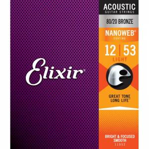 Corde per chitarra acustica elixir 11052