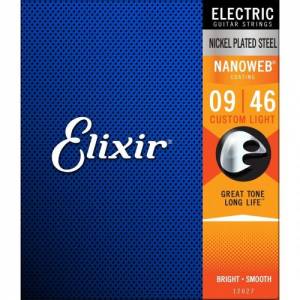 Corde per chitarra elettrica elixir 12027 Nanoweb