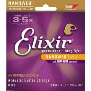 Corde per chitarra acustica  elixir 16002