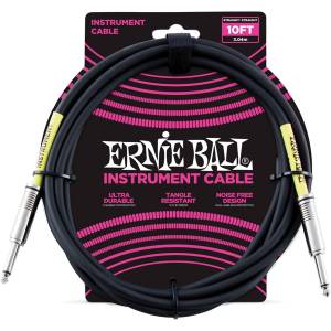 CAVO STRUMENTO ERNIE BALL 6048 PVC BLACK 3.04 MT