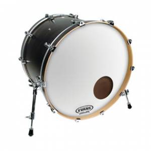 pelle per batteria evans eq3 22 smooth white