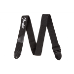 FENDER BLACK POLYESTER LOGO STRAPS