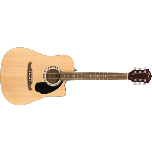 Fender FA-125 - Chitarra acustica, finitura naturale : : Strumenti  Musicali