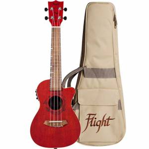 Ukulele concerto elettrificato FLIGHT DUC380 CEQ Coral