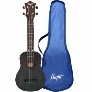 Ukulele soprano FLIGHT TUS35 ABS Travel Black