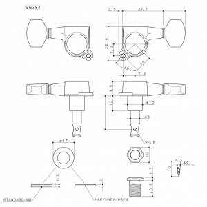  Gotoh SG381MG01CL3R3