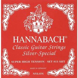 CORDE PER CHITARRA CLASSICA hannabach 815 Super High Tens.Silver Speci