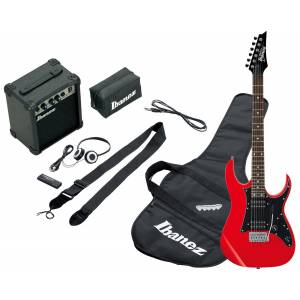 Pack chitarra elettrica IBANEZ IJRG200 RED