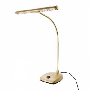 Lampada per pianoforte K&amp;M gold colored led piano lamp