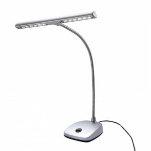 Lampada per pianoforte K&amp;M silver led piano lamp