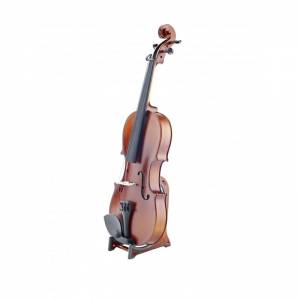 Supporto per violino e ukulele K&amp;M wooden look