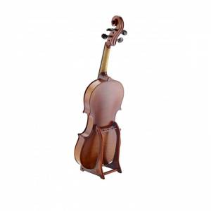 Supporto per violino e ukulele K&amp;M wooden look