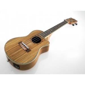 UKULELE KOKI'O ZEBRAWOOD CUTAWAY CONCERT